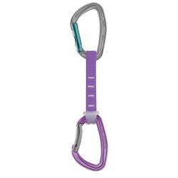 Petzl Djinn Axess Quickdraw Carabiner in Violet